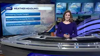 Video: Tracking rain to start the week