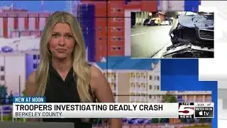 VIDEO: Troopers investigate Berkeley County collision that left 1 dead, 1 injured
