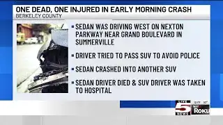 VIDEO: Troopers: Police pursuit ends in deadly Berkeley County crash