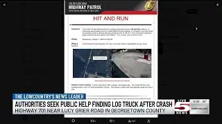 VIDEO: Troopers search for vehicle involved in Georgetown County hit-and-run
