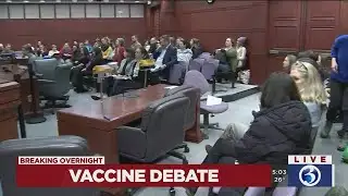 VIDEO: Vaccine exemptions debate continues nearly 24 hours later