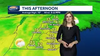 Video: Warm day before showers Friday evening