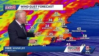 Video: Windy and chilly overnight