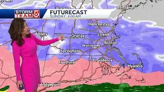 Video: Windy, chilly day before snow, rain move in