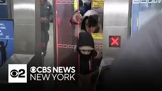 Videos show NYC subway riders getting stuck between new gates