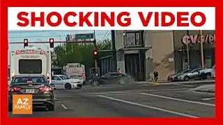 Viewer video captures crash that severely injured pedestrian in Phoenix