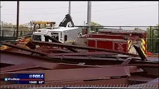 Vigil held for worker killed in building collapse at Argyle High School