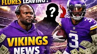 🔥 VIKINGS BOMBSHELL! Brian Flores LEAVING? 💣 Jordan Addison Contract DECISION 💰 | Minnesota Vikings