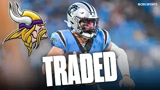 Vikings bring back WR Adam Thielen in trade with Panthers