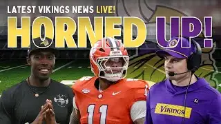 Vikings HORNED UP Live! Latest Vikings News, Mock Drafts, Rumors & More