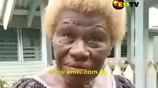 Villagers from Kokopo fix their own road