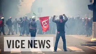 Violence in Paris as Strikes Continue