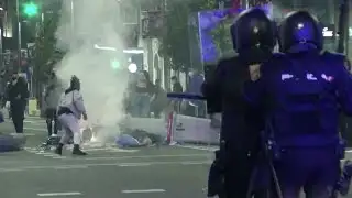 Violent clashes in Spain over COVID restrictions