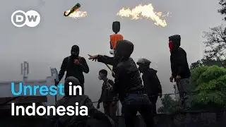 Violent protests erupt in Indonesia after police killing | DW News
