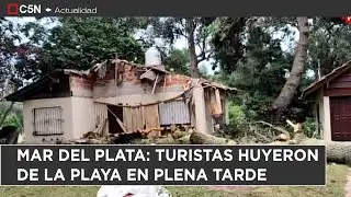 Violent storm hits Mar del Plata