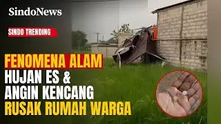 VIRAL! Hail and Strong Winds Damage Homes in Banjarnegara