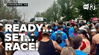 Virginia 10 Miler kicks off despite the rain