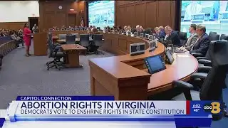 Virginia Dems advance constitutional amendment to enshrine abortion rights