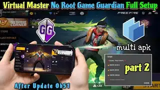 VIRTUAL MASTER NO ROOT GAME GUARDIAN USE FULL SETUP | HOW TO USE EMOTE SCRIPT IN FF FULL SETUP 🎁