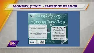 Visit with Stingrays at Scott County Library