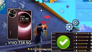 Vivo T3x 5G free fire sensitivity setting ⚙️ | Vivo T3x 5G free fire headshot setting ⚙️