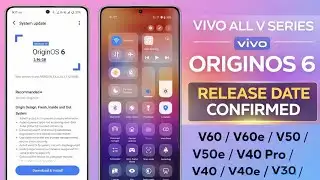 Vivo V-series Originos 6 Confirmed ✅