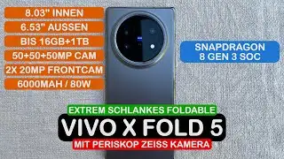 Vivo X Fold 5 Unboxing: Eines der dünnsten Foldables 2025