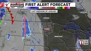 VNN First Alert Afternoon Forecast: Bitter cold continues through Monday AM