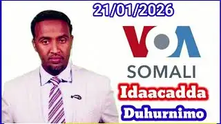 VOA Somali Radio Idaacadda Duhurnimo21.01.2026