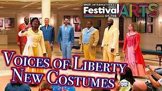 Voices of Liberty Debut New Recycled Material Costumes at EPCOT