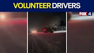 Volunteer drivers make sure nurses get to work during Texas winter storm