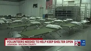 Volunteers needed to help keep Wilson County shelter open