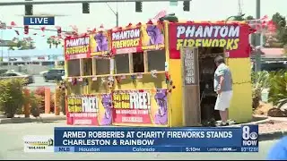 Volunteers warned about recent robberies at fireworks stands