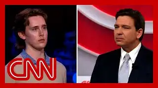 Voter asks DeSantis about past Trump endorsements. Hear his response