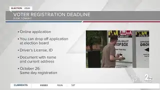Voter registration deadline