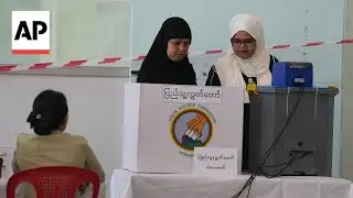Voting gets underway in Myanmar