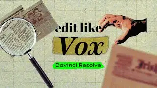 Vox-Style Newspaper Animation in DaVinci Resolve 2025