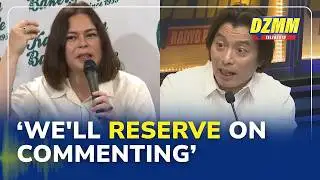 VP Duterte camp reserves comment on impeachment complaints, one-year bar rule | (03 February 2026)