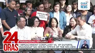 VP Duterte faces 2 fresh impeachment complaints | 24 Oras