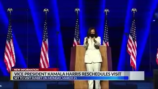 VP Harris reschedules visit, again