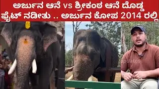 ಕೋಪಿಷ್ಟ ಅರ್ಜುನ vs ಶ್ರೀಕಂಠ ಆನೆ ಫೈಟ್ ! ಕಿಂಗ್ ಎಂಟ್ರಿ ನಡುಗಿದ ಶ್ರೀಕಂಠ | Arjuna elephant vs srikanta ane