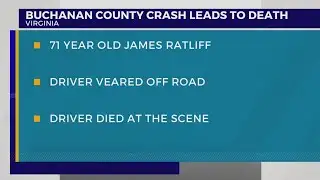 VSP: 1 dead after crash in Buchanan County