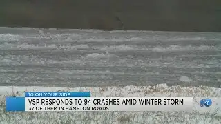 VSP responds to over 40 crashes amid winter storm