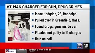 Vt. man arrested on gun, drug charges after Mass. traffic stop