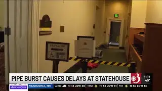 Vt. Statehouse reopens after closing due to burst pipe