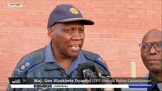W Cape Police Imbizo held at Vrygrond