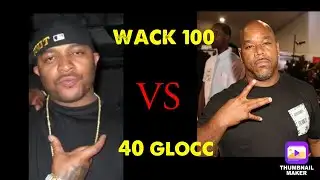 Wack 100 vs 40glocc 😮 (it got crazy )