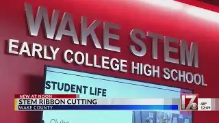 Wake County STEM school ribbon cutting