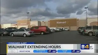 Walmart extending hours
