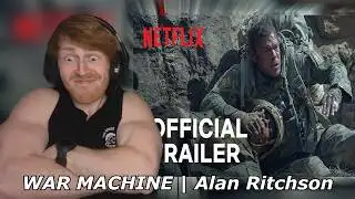 WAR MACHINE | Official Trailer | Netflix - Alan Ritchson • Reaction